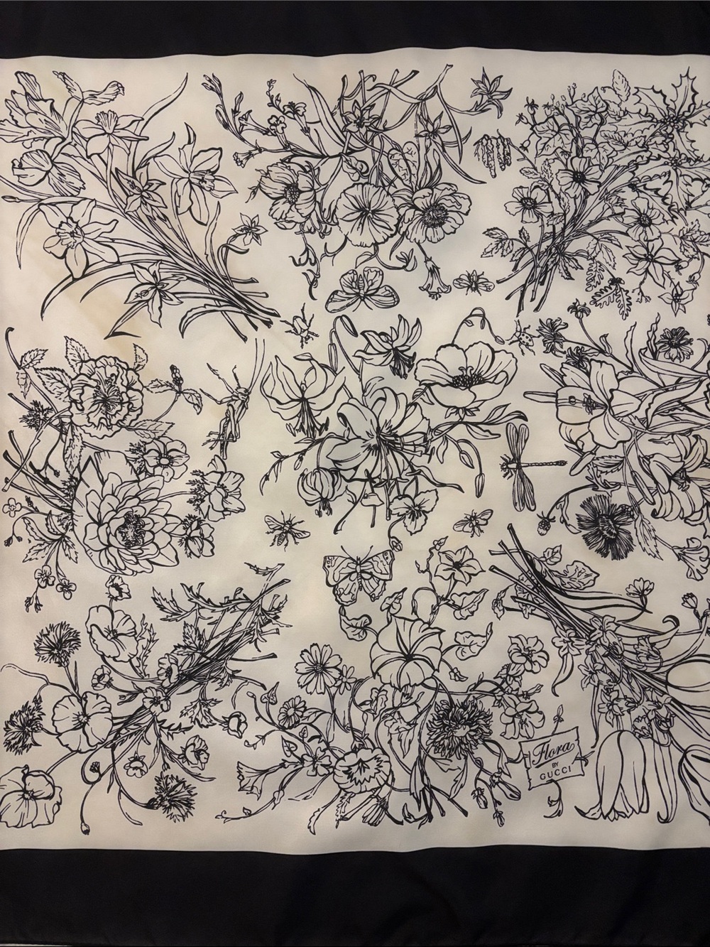 Gucci Flora Silk Scarf - Picture 4 of 6